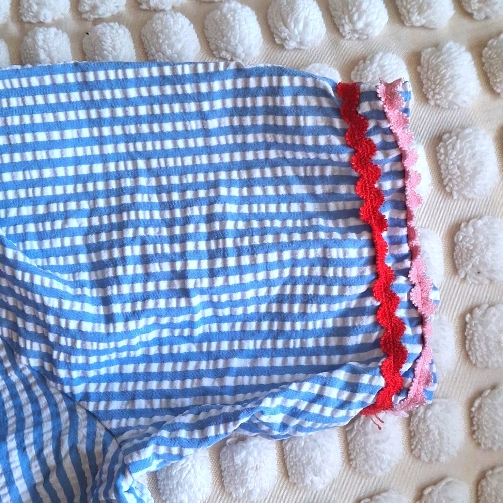 Crew Cut By J crew Upf 50+ Blue and Red Kids Swim One Piece - Picture 4 of 6